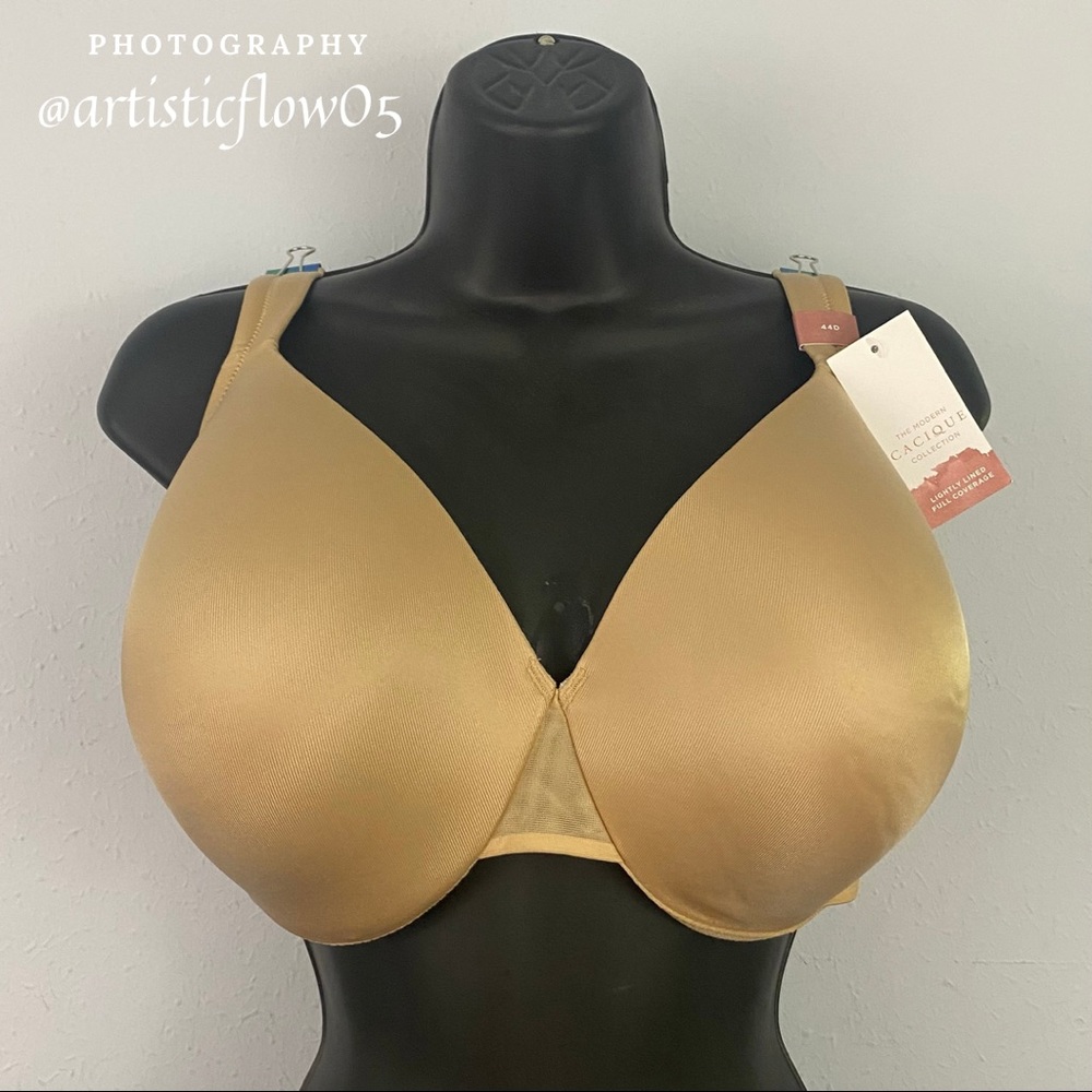 NEW! Cacique Smooth Lightly Lined Full Coverage Bra 44D